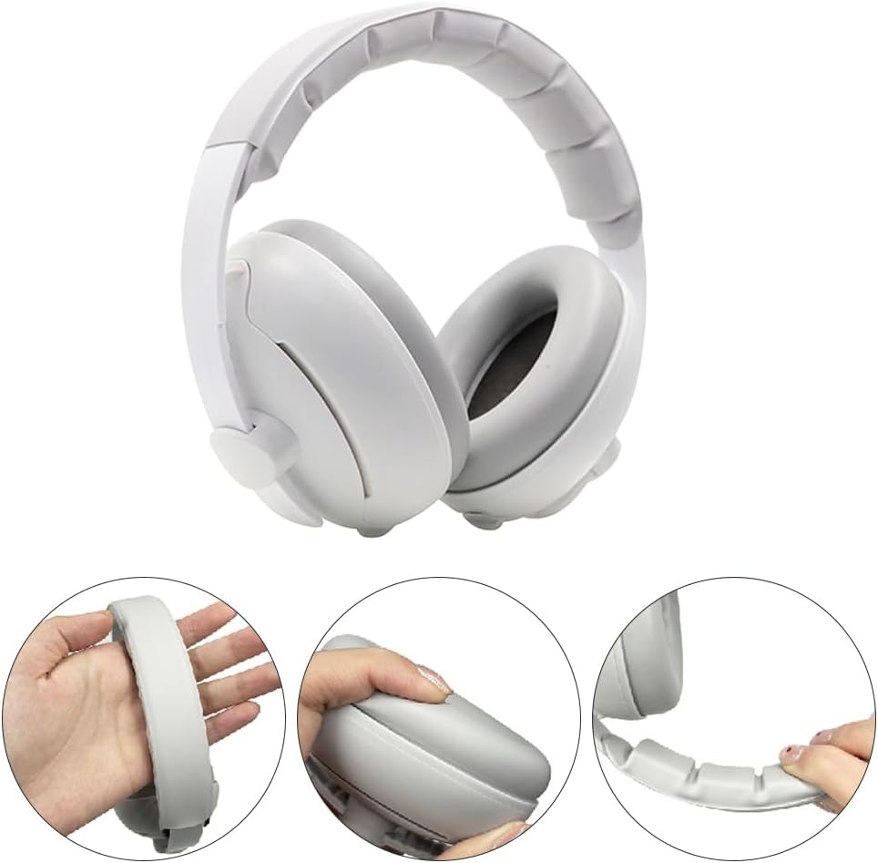 Baby Ear Muffs,2-In-1 Baby Noise Canceling Headphone,Protective Earmuffs,Toddlers Baby Earmuffs,Infant Hearing Protection,Muffs Noise Protection image number 4