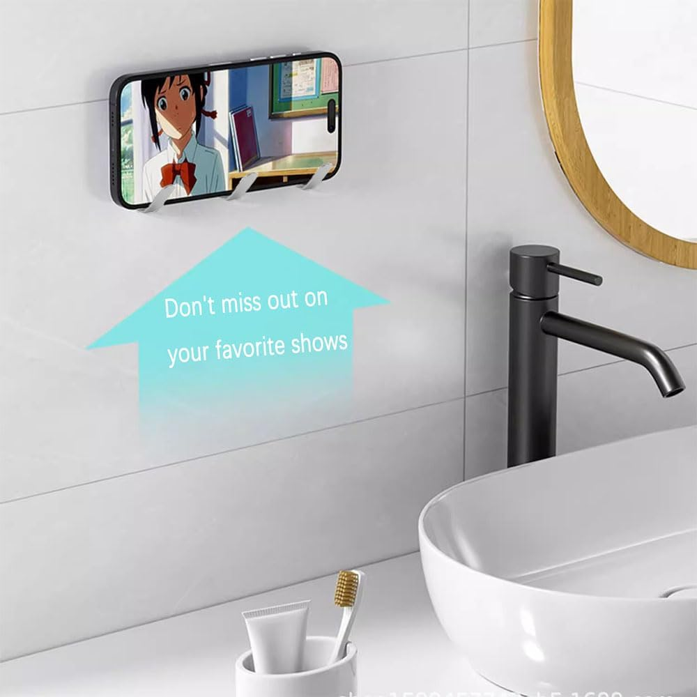 10 Pack Heavy Duty Waterproof Adhesive Wall Hooks - Stainless Steel, No Nails Needed for Towels, Coats, Hats in Bathroom, Kitchen, Home (Max 5 Kg) image number 4