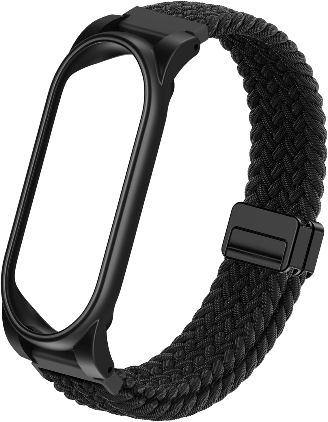 Adjustable Braided Wristband Compatible with Plaud Notepin AI Voice Recorder,Breathable Soft Wearable Strap with Magnetic Buckle and PC Case,Comfort Lightweight Band,Note Ai Voice Recorder Accessories