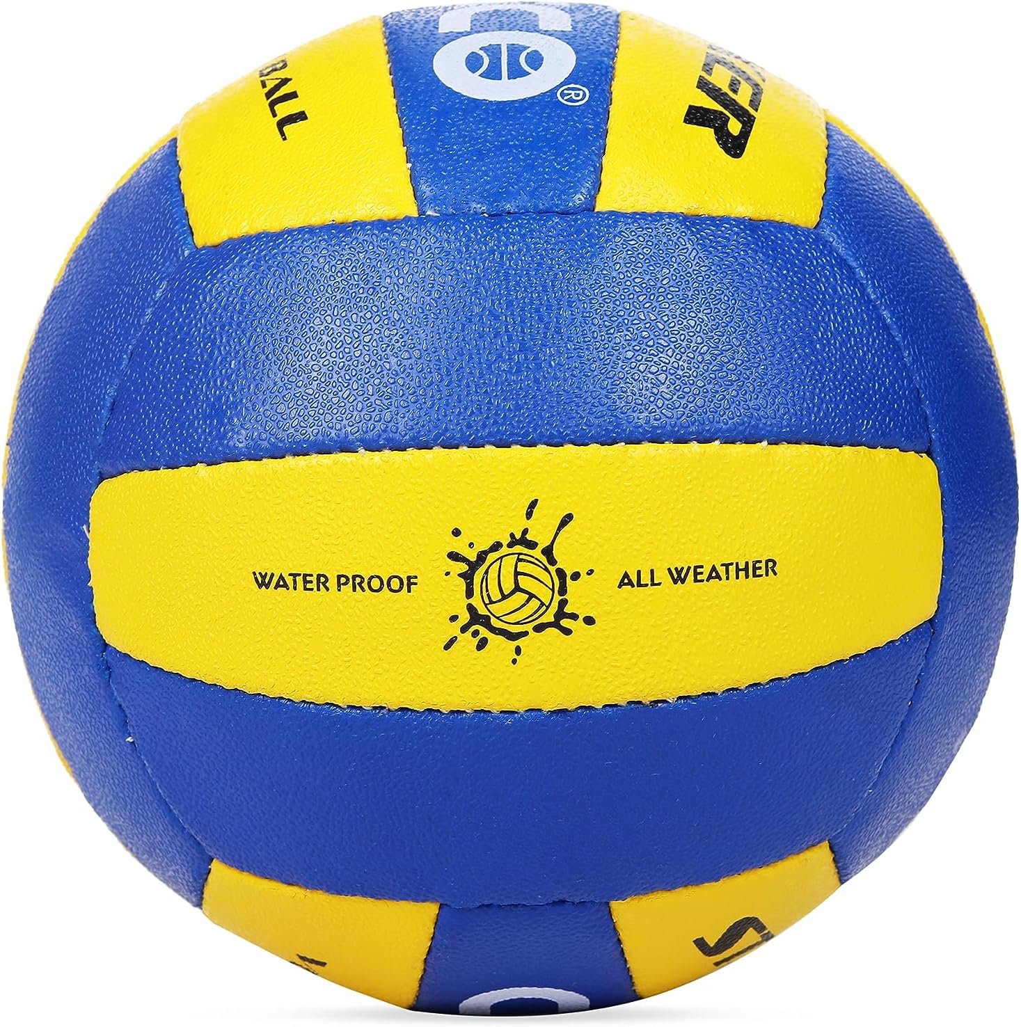Cosco Striker Volleyball, Size 4, Yellow/Blue image number 2