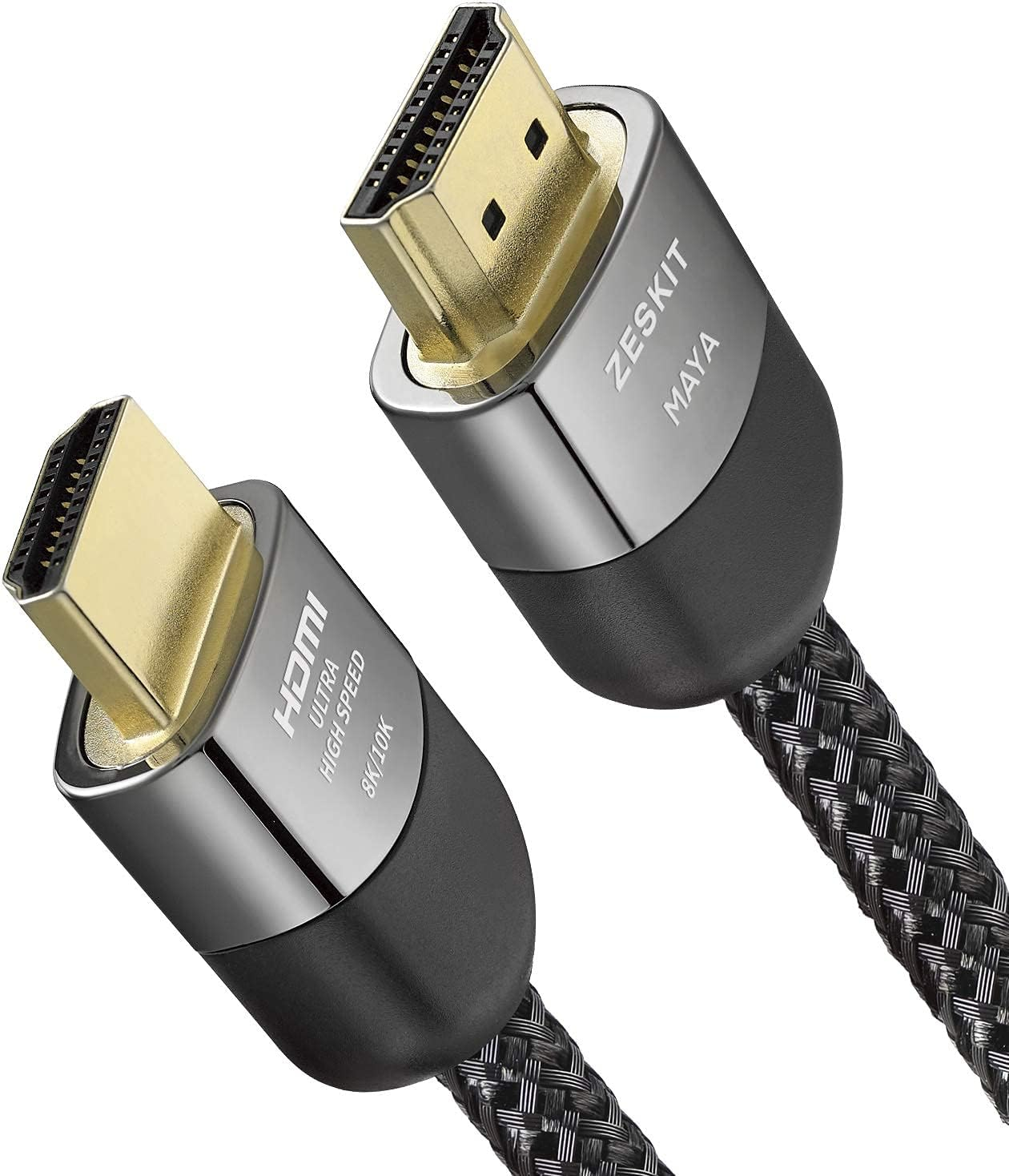 Zeskit Maya 8K 48Gbps Certified Ultra High Speed HDMI Cable 13Ft CL3 in Wall Rated, 4K120 8K60 Earc HDR HDCP 2.2 2.3 Compatible with Dolby Vision Apple TV 4K Roku Sony LG Samsung Xbox Series X PS4 PS5 image number 4
