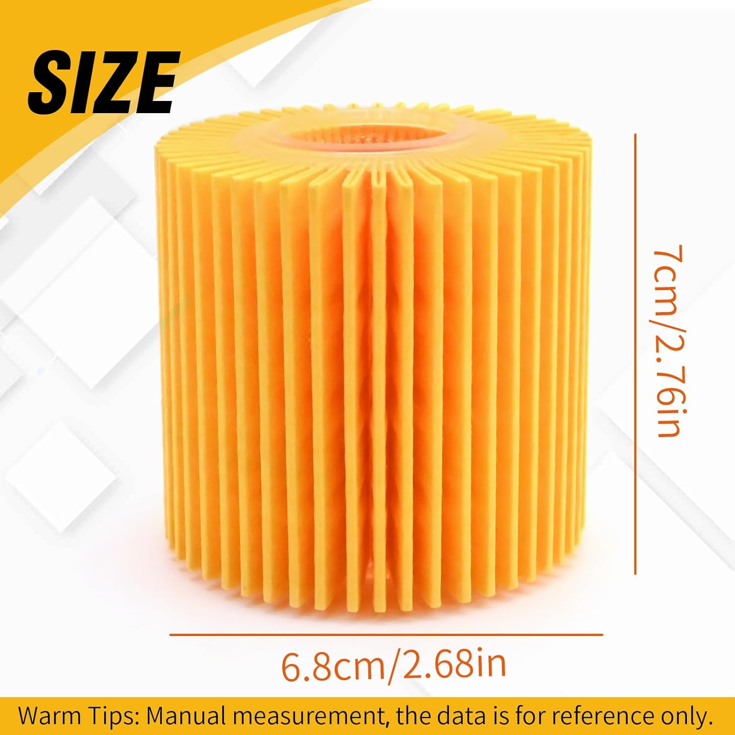 04152-31090 Oil Filter, Replacement for Lexus ES GS IS RC RX LC Replacement for Toyota Alphard Aurion Camry Highlander Venza Yaris, Replace A132E6399S image number 3
