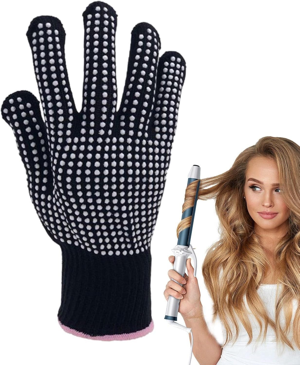 Heat Resistant Hair Iron Gloves - Heat Resistant Cooking Gloves, Heat Protection Gloves | Hair Iron Gloves, Heat Resistant Cooking Gloves