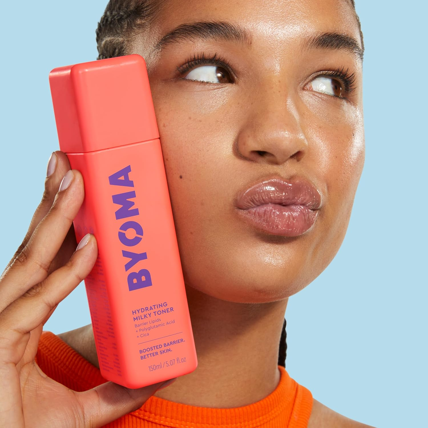 BYOMA Hydrating Milky Toner - Dewy, Ultra Hydrating Toner for Face - Soothes Skin, Locks in Moisture, Reduces Redness - Barrier Repair - 5.07 Fl Oz image number 4