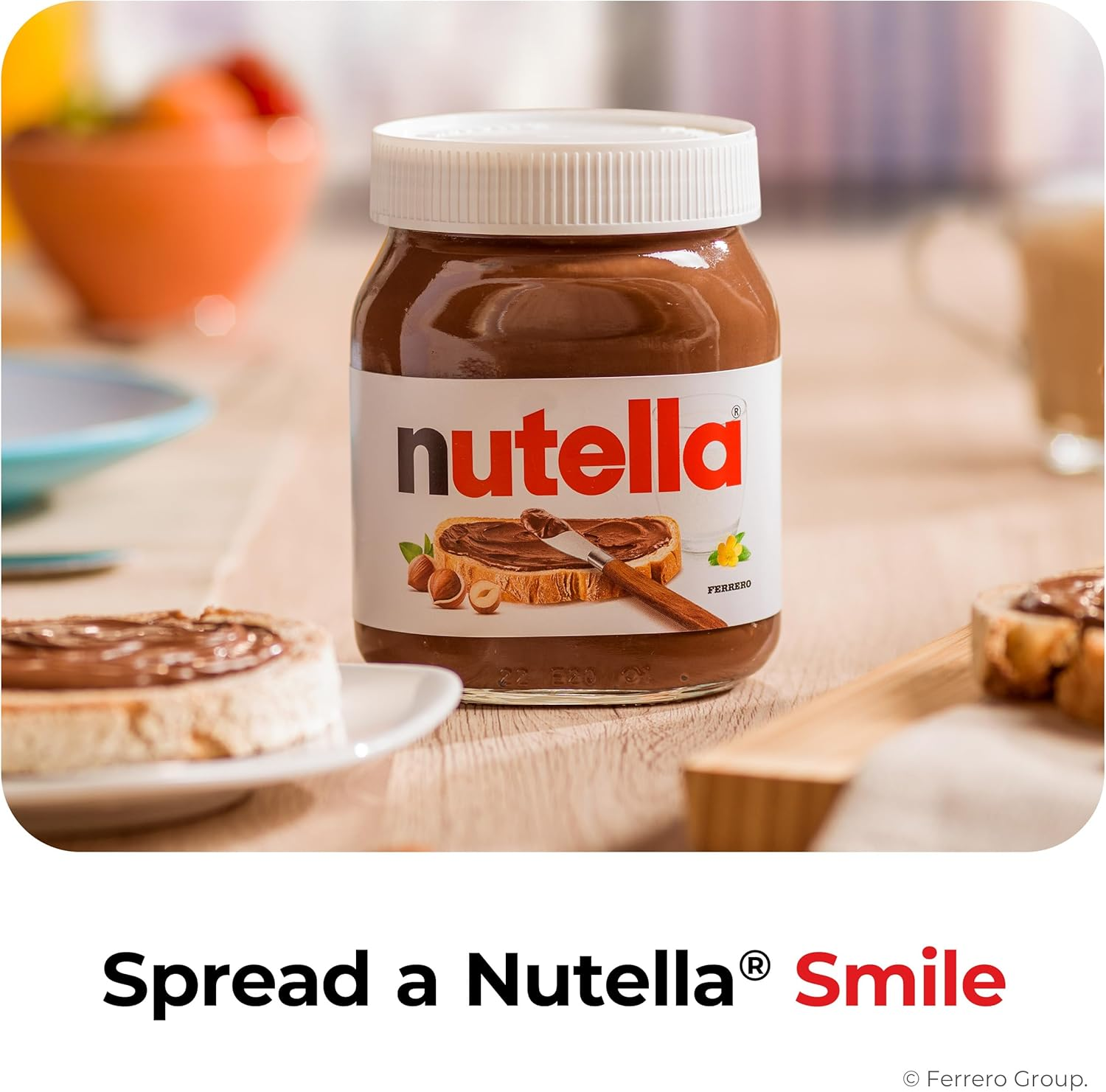 Nutella Chocolate Hazelnut Spread, Single Serve Mini Cups, Perfect Topping for Pancakes, .52 Oz Each, 120 Count