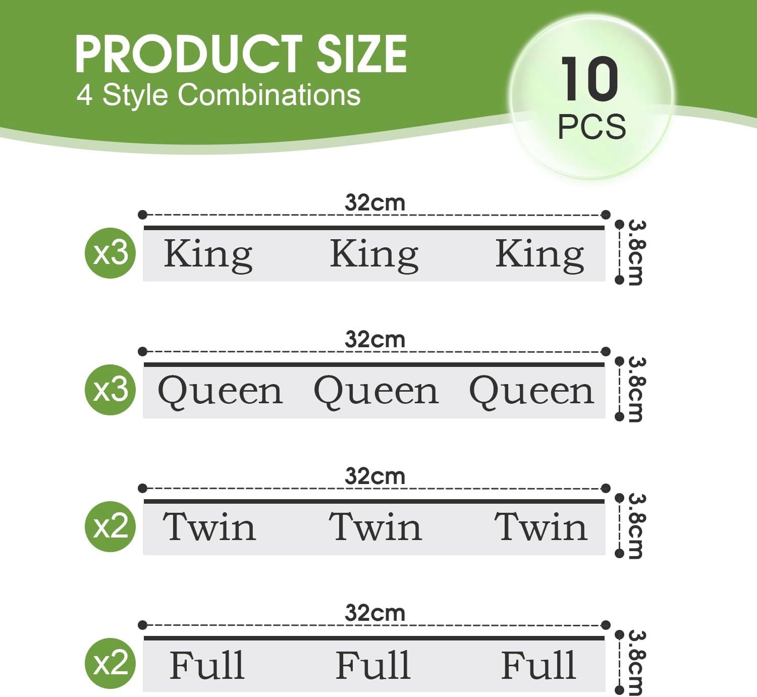 Chamgeco 10PCS Bed Sheet Organizer Bands, Elastic Bed Sheet Straps Organizer and Storage Label Bands, Linen Labels Bedding Bands Sheets Organizer Keepers for Closet, Bedroom, Dorm, Laundry Room image number 6