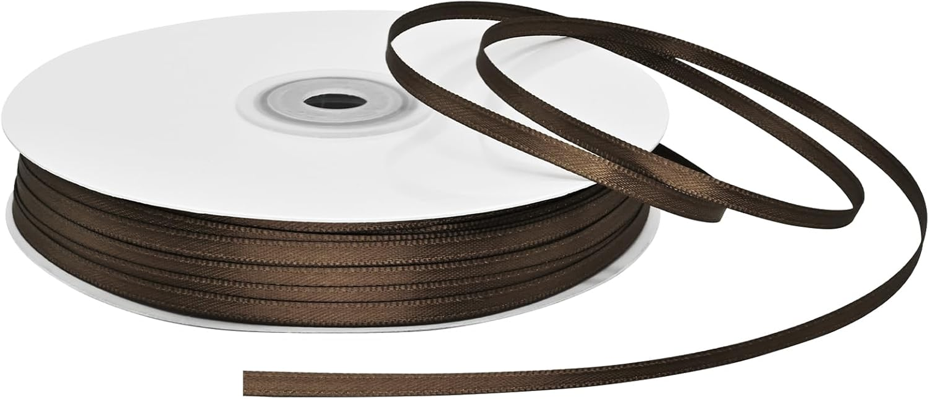 Yamkim 1/8 Inch 100 Yards Black Satin Ribbon Double Faced Polyester Satin Ribbons Ideal for Gift Wrapping DIY Crafts Invitations Wedding Flower Bouquet Sewing