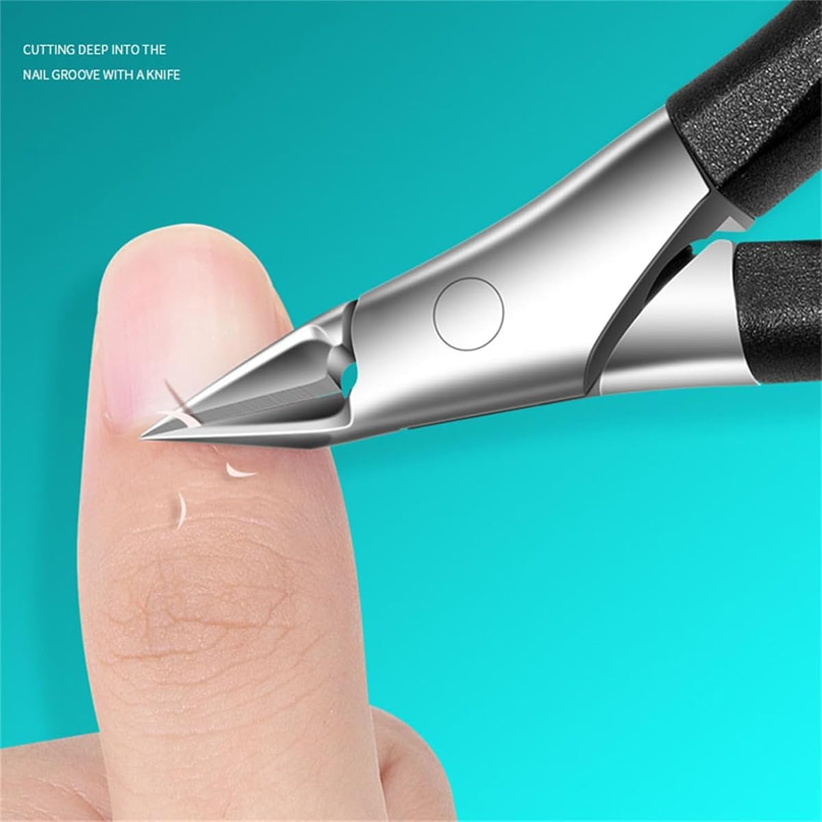 Super Oblique Nail Clippers, Eagle Beak Beveled Nail Clippers, Opening anti Slanted for Thick Nails, Seniors & Ingrown Care (Red)