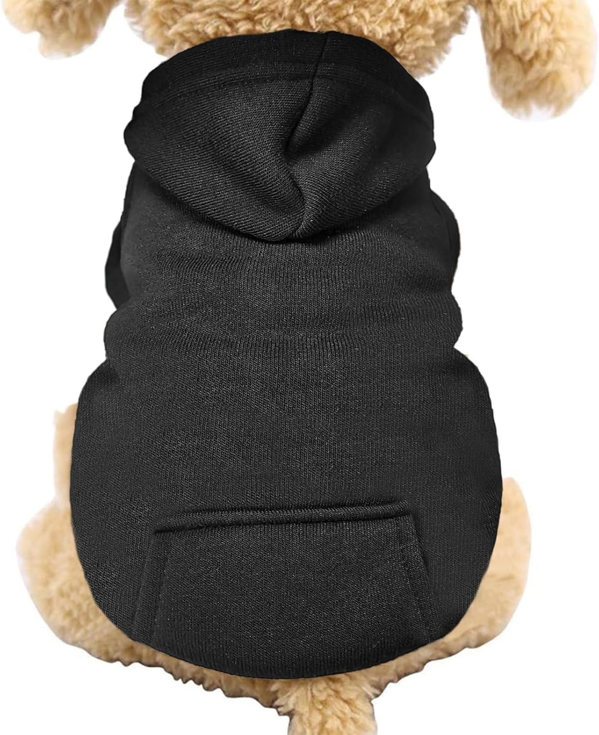 Fashion Focus on New Winter Dog Hoodie Sweaters with Pockets Cotton Warm Dog Clothes for Small Dogs Chihuahua Coat Clothing Puppy Cat Custume (Coffee, Small)