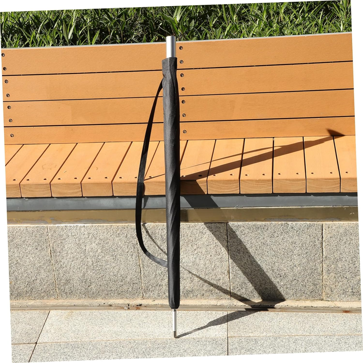 HOLIDYOYO 2Pcs Umbrella Cover Umbrella Sleeves Umbrella Holder Cover Umbrella Storage Bag Umbrella Shoulder Bags Umbrella Carrier Water Proof Travel Beach Umbrella Impact Cloth image number 3