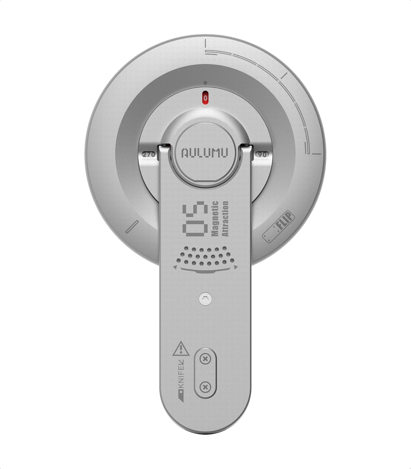 Aulumu G05 Air for Magsafe Grip Stand | Rotation Angle Adjustment |Aluminium Alloy Ultra Light & Ultra Thin | with Box Opener- Black