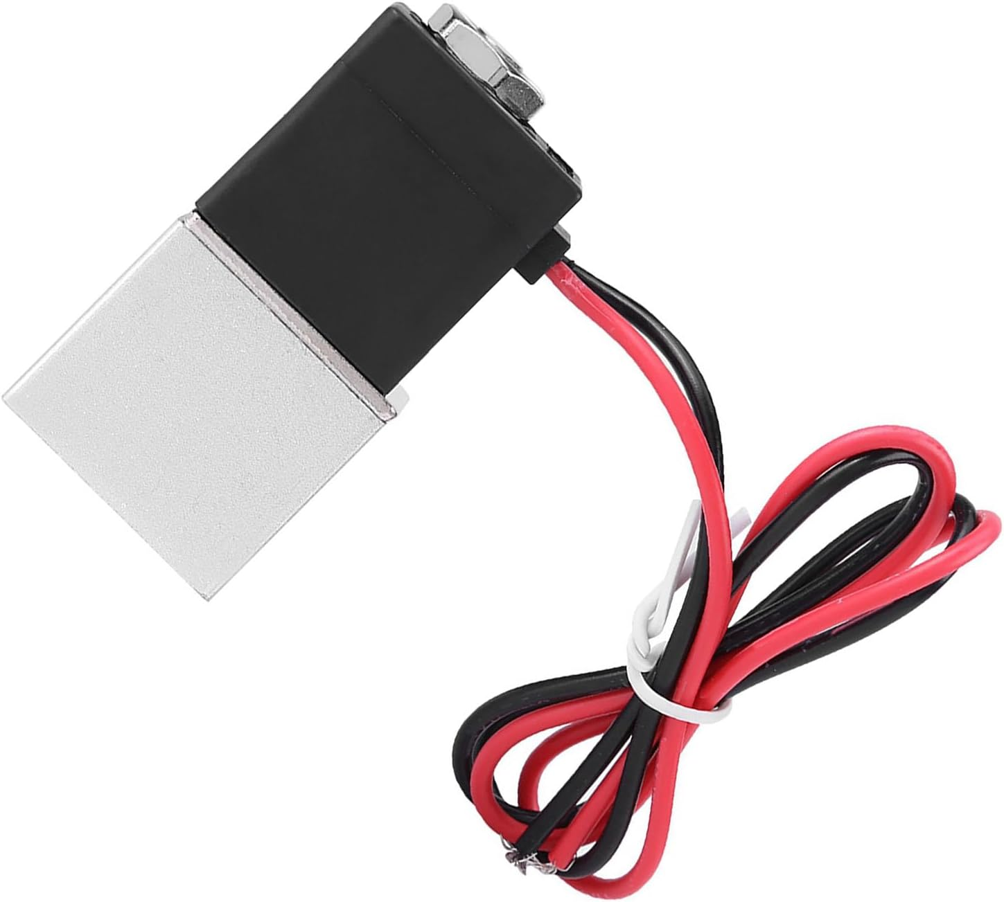 Aluminum Normally Closed Electric Pneumatic Solenoid Air Valve 12V DC 1/4 2 Way