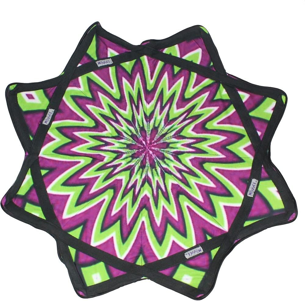 Mougee Star - Spinning Cloth - Juggling and Skill Toy (Psychedelic Grump) image number 1