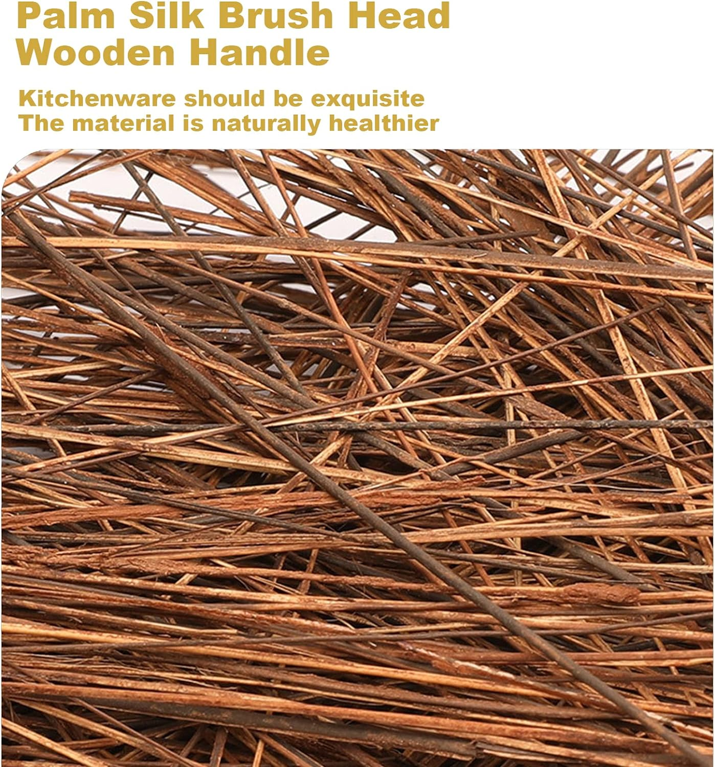 Pizza Oven Brush Grill Fiber Bristles Wood Handle Barbecue Clean Kitchen Accessories Kit Portable Cleaning Natural Material Stone image number 4