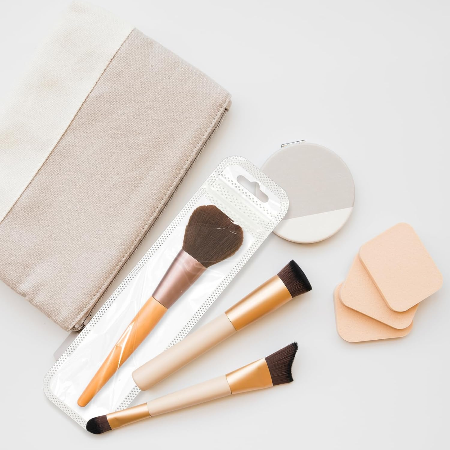 TEAONE Pen Packaging Bags, 100PCS Holographic Ziplock Packaging Bag for Packaging Lipgloss, Jewelry, Candy, Makeup Brush (4.5 X 18.5Cm) image number 6