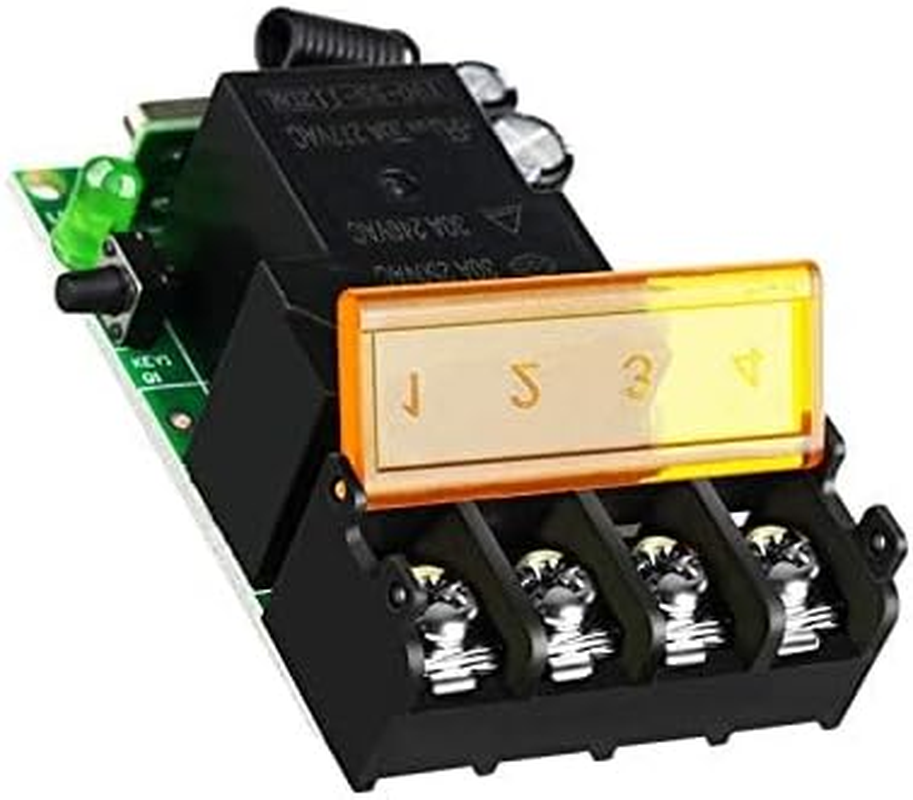 DC 12V Wireless Remote Control Switch 433Mhz 30A 12V Relay DC 24V 36V 48V Wireless Switch in Household and Industrial Fields and More