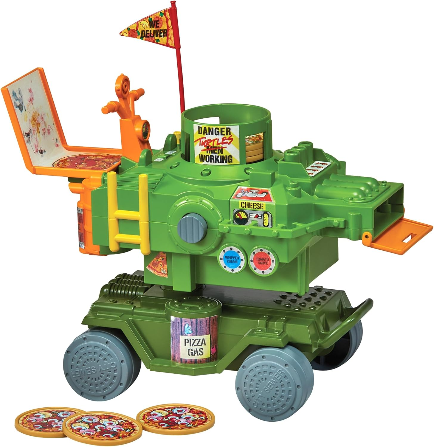 TMNT Classic Pizza Thrower Vehicle image number 2