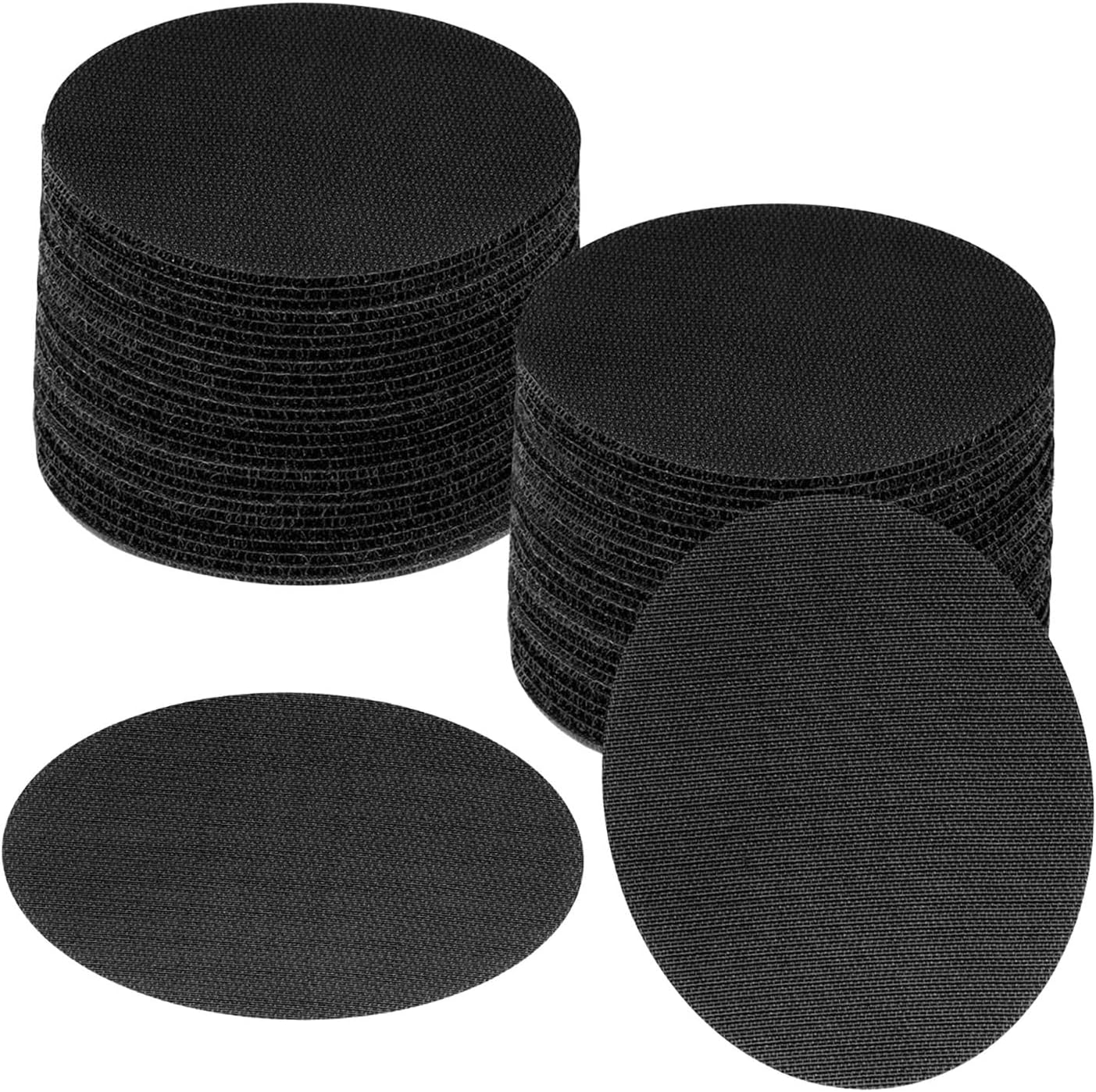 Ｂｅｓｇａ Carpet Dots Markers Spots Marker Sticker round 10Cm Floor Markers Floor Circles Spots for Gaming, Black, 48PC image number 3