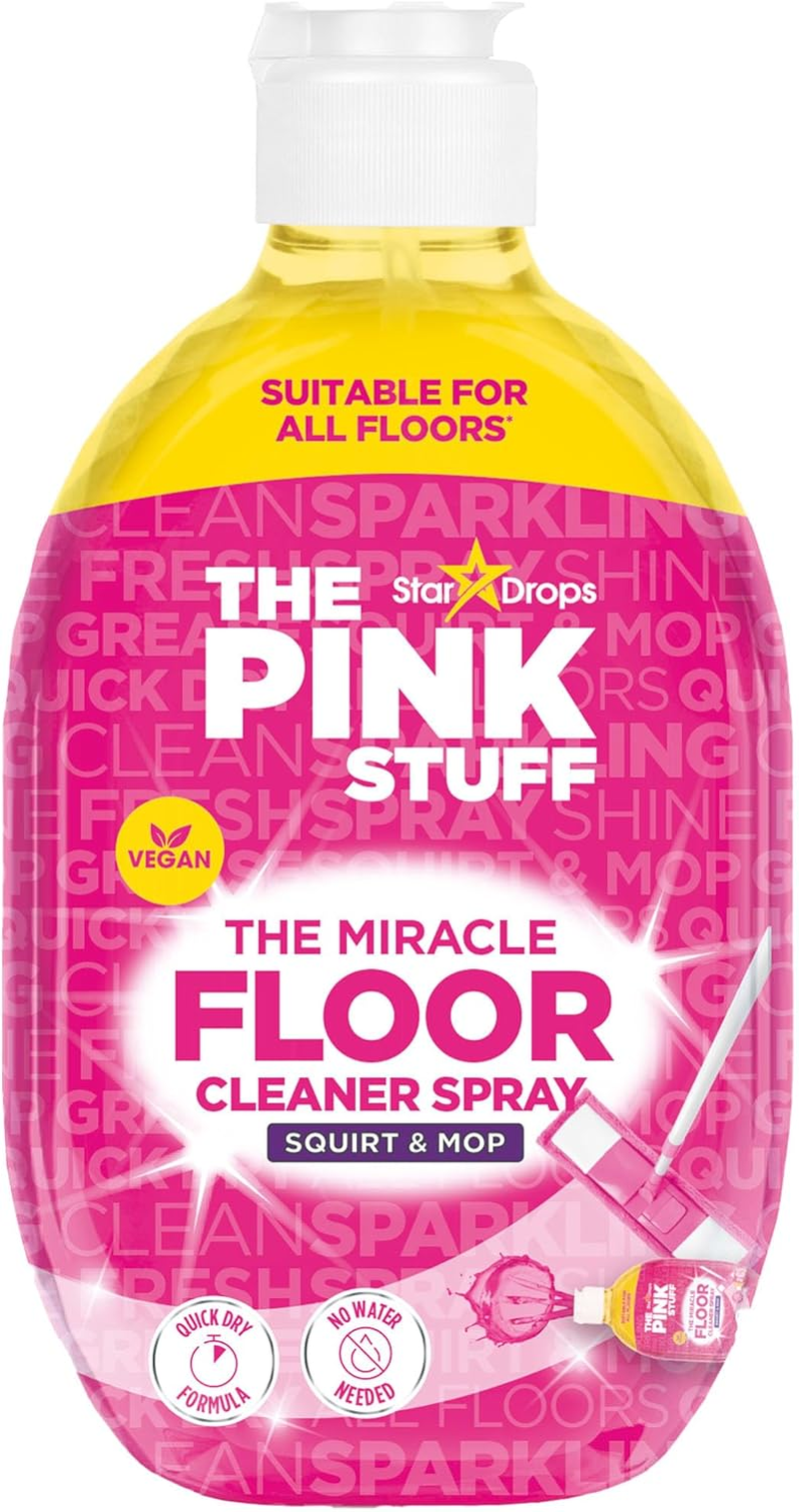 The Pink Stuff Miracle Floor Cleaner Spray (750Ml) - No Bucket or Water Needed - Spray Floor and Mop Clean - Vegan Friendly image number 4