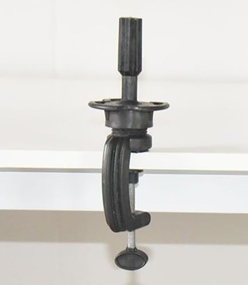 Wig Mannequin Head Stand, 2 Pack Cosmetology Manikin Stand Mannequin Head Holder Clamp Black Wig Stand Holder image number 4