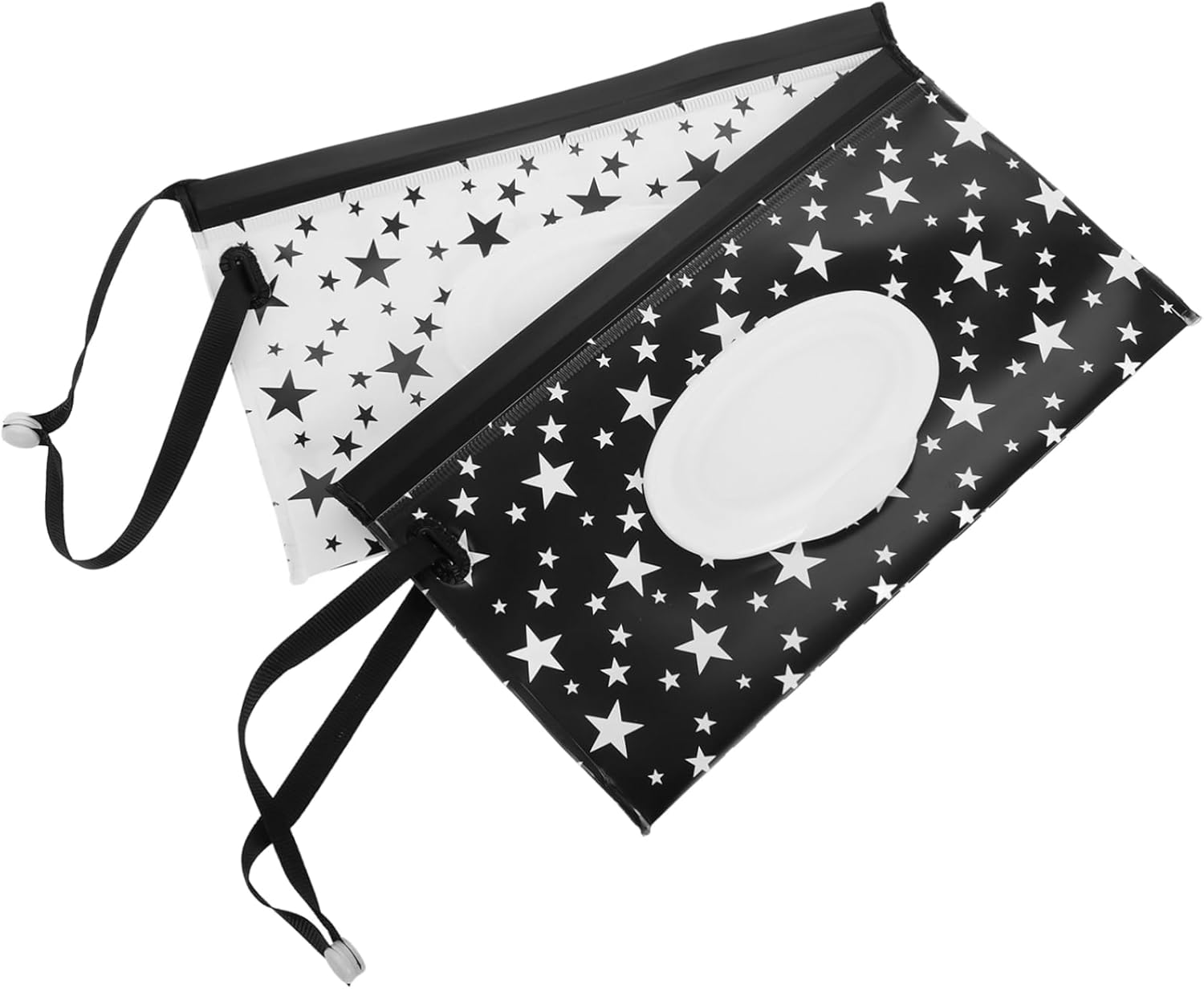 SHOWERORO Elegant Wipe Dispenser Pouch Reusable Tissue Bag Portable Travel Container image number 6