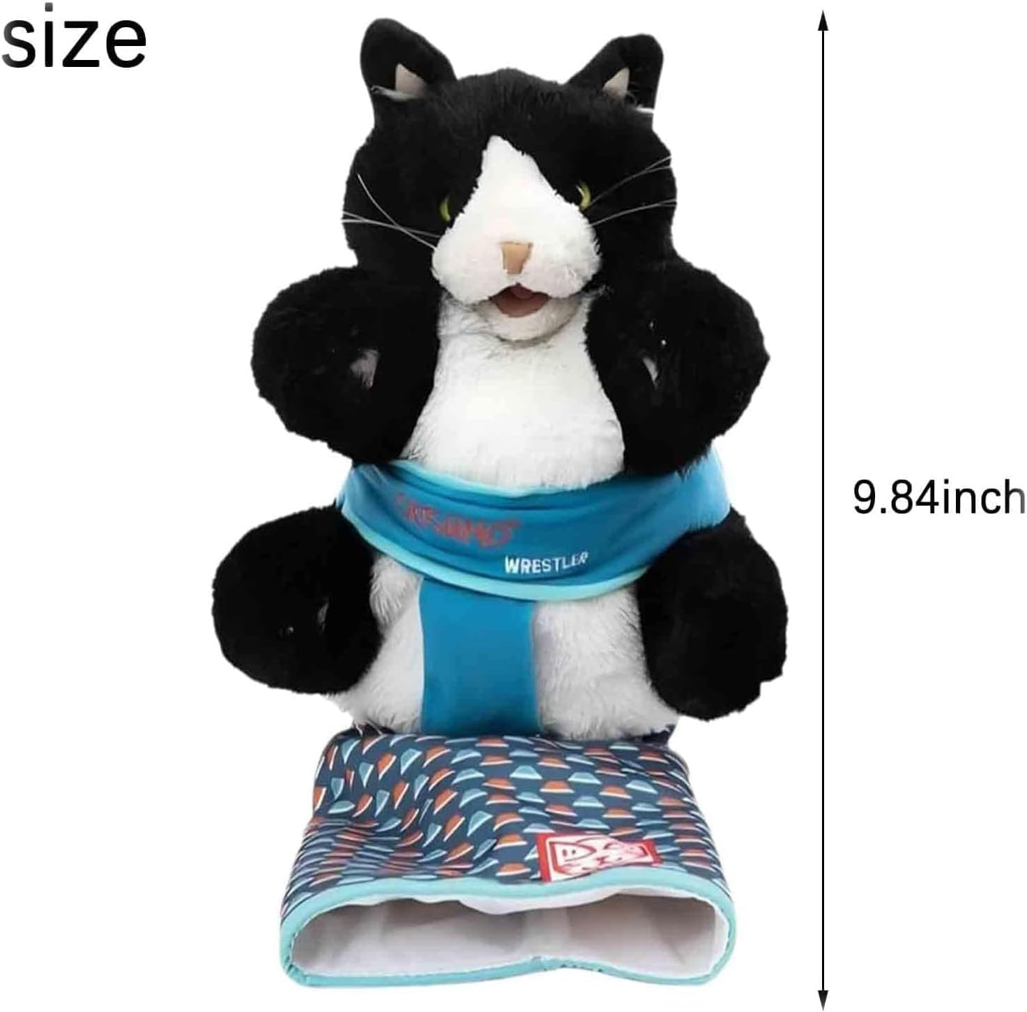 Cat Wrestling Glove, Antarcking Wrestler Toy Puppet, Hand Puppet for Boredom-Busting Training and Exercise (1Pcs) image number 4
