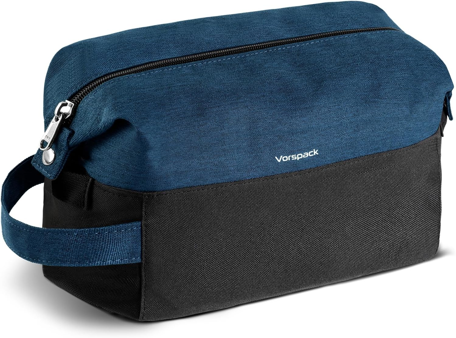 Vorspack Travel Toiletry Bag for Men - Lightweight Mens Toiletry Travel Bag Water Resistant Dopp Kit Shaving Bag, Black, Large