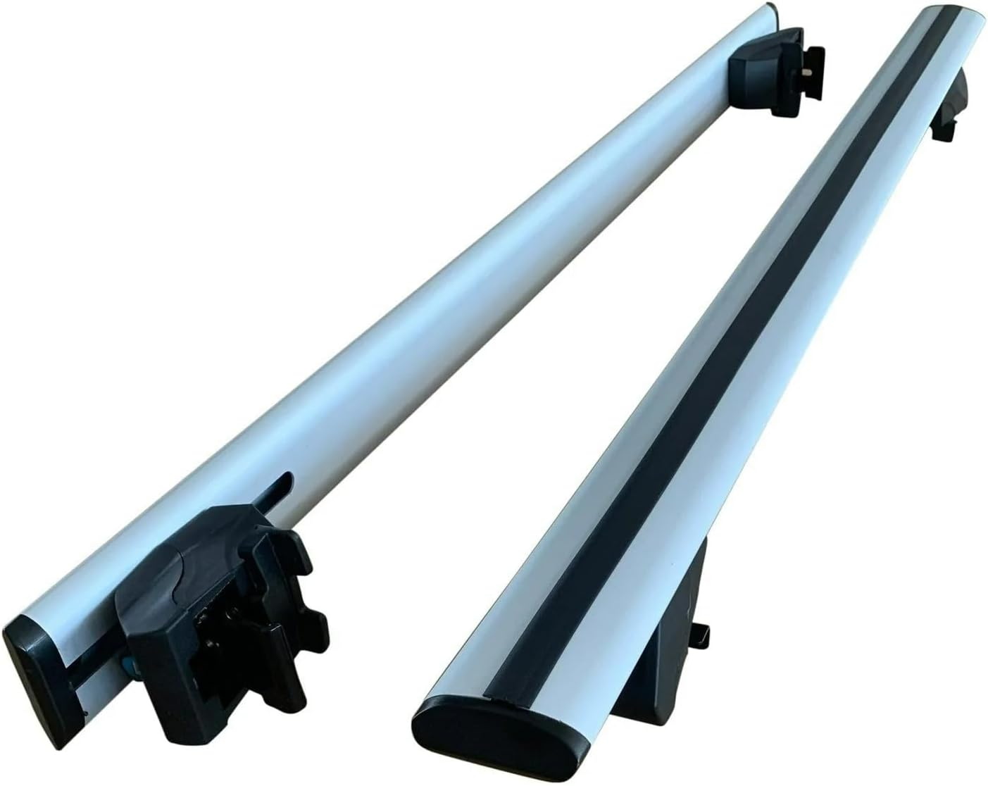 Cross Bars 127Cm Car Roof Rack Clip on Universal Lockable Aluminium Carrier Lock Rail Sedan image number 1