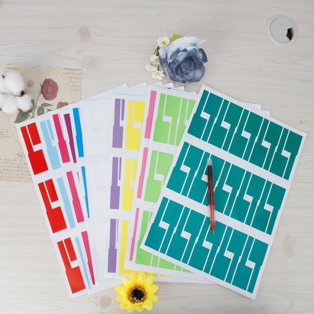 Cable Labels Cord Organizer Waterproof Labels 360Pcs Network Cable Labels Tags Label Stickers Labels Tags for Labeling Sticky Labels Cord Label Tags Wire Identification Labels Electrical Wire Tags image number 1