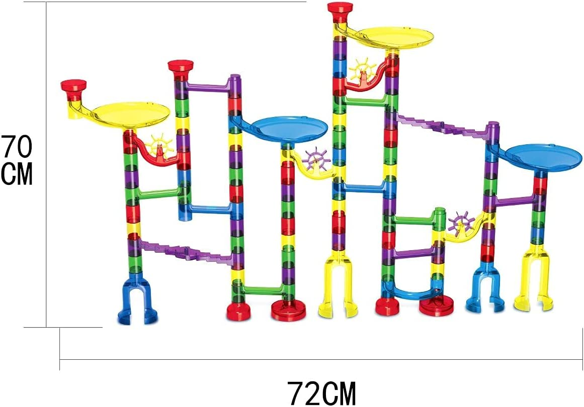 122PCS Marble Run Game - Marble Race Track Light Marbles Games Kids Gift image number 3