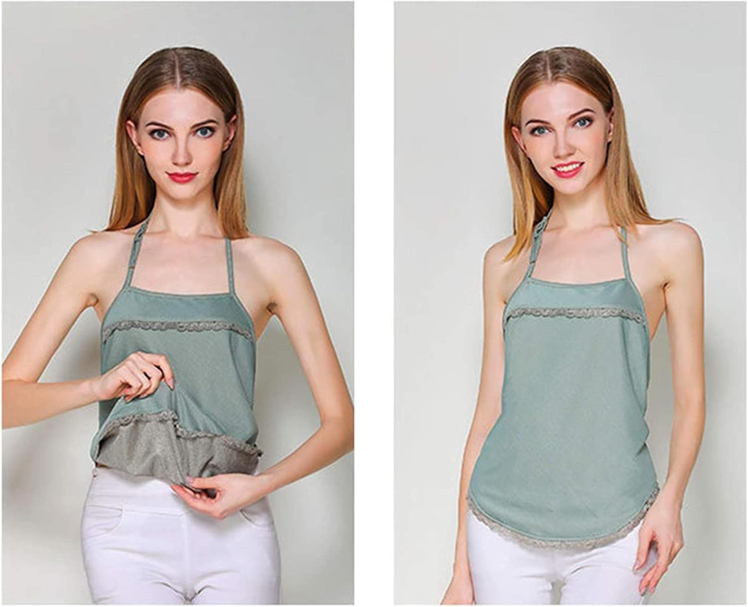 Maternity Wear, Protection Apron Wifi 5G Anti-Radiation Shield Tanks,Silver,M(Xxl) image number 1