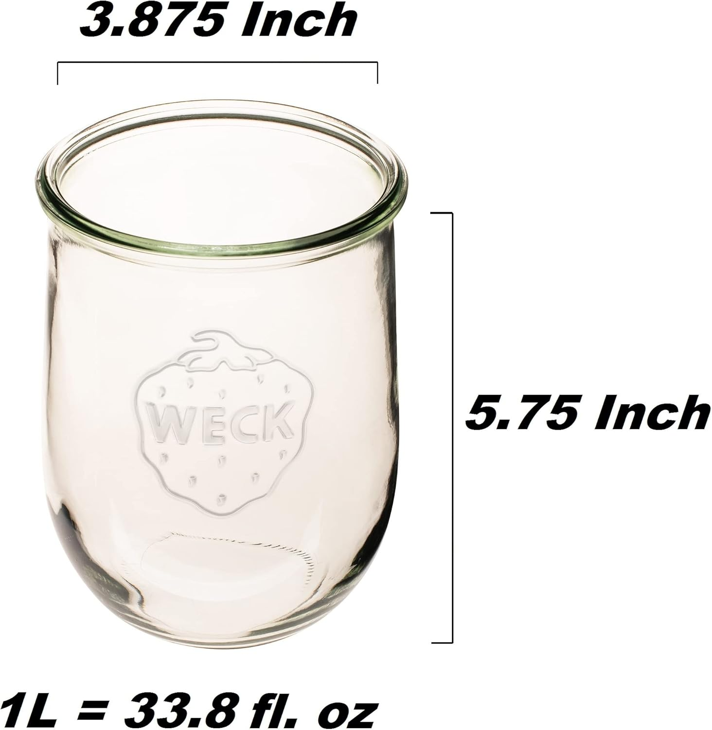 Weck Tulip Jar - Single 1-Liter Jar image number 6