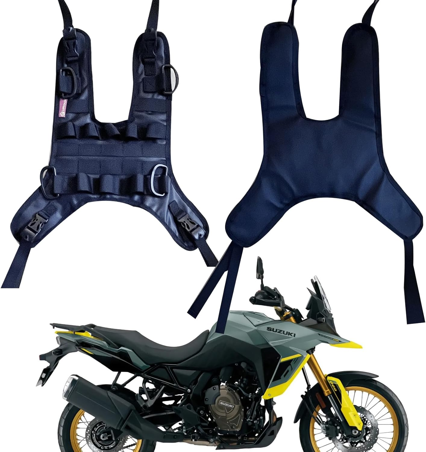 Universal Motorcycle Tank Bag Mounting Base,Tank Cover for Motorcycle Fuel Tank Bag/Bumper Bag/Clash Bar Bag - Motor Tank Expansion Storage Accessories (Tank Mount) (Tank Mount Waterproof) image number 6