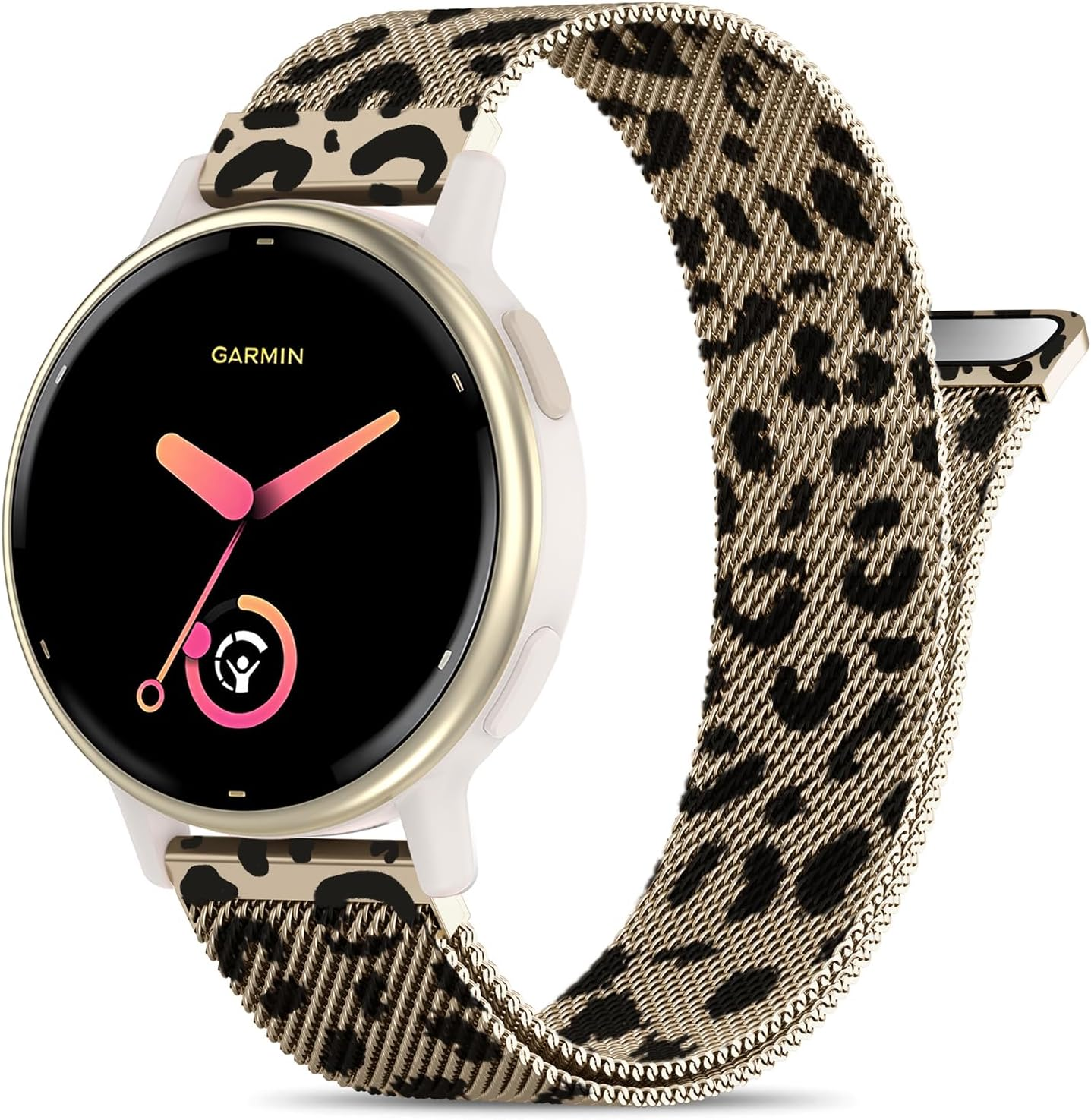 Everact 20Mm Metal Magnetic Compatible with Garmin Vivoactive 5 Watch Band/Vivoactive 6/3/3 Music, Quick Release Stainless Steel Mesh Strap for Venu Sq 2 & Forerunner 55/165/245/645/570-42Mm