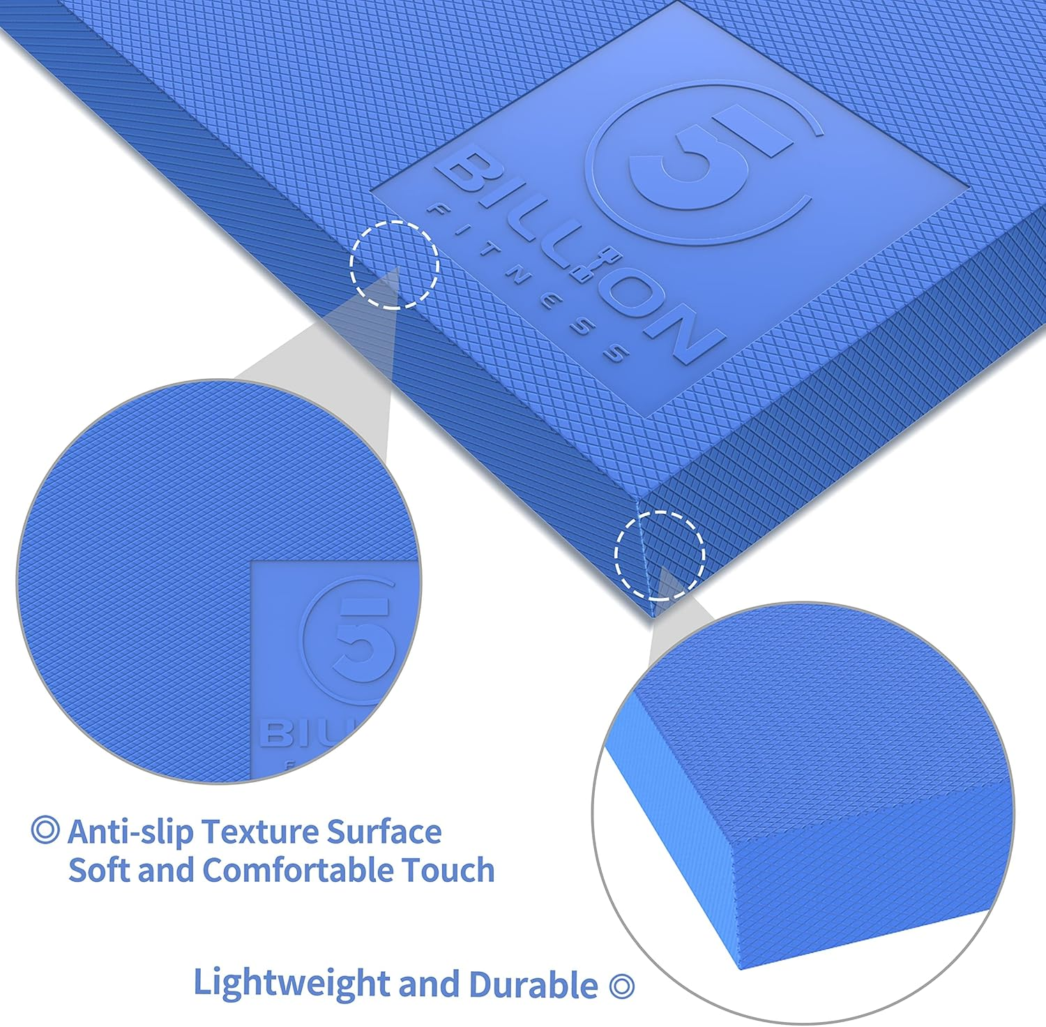 5BILLION Balance Pad & Balance Board - Gym Exercise Mat & Foam Balance Trainer - Wobble Cushion for Physical Therapy and Core Balance image number 3