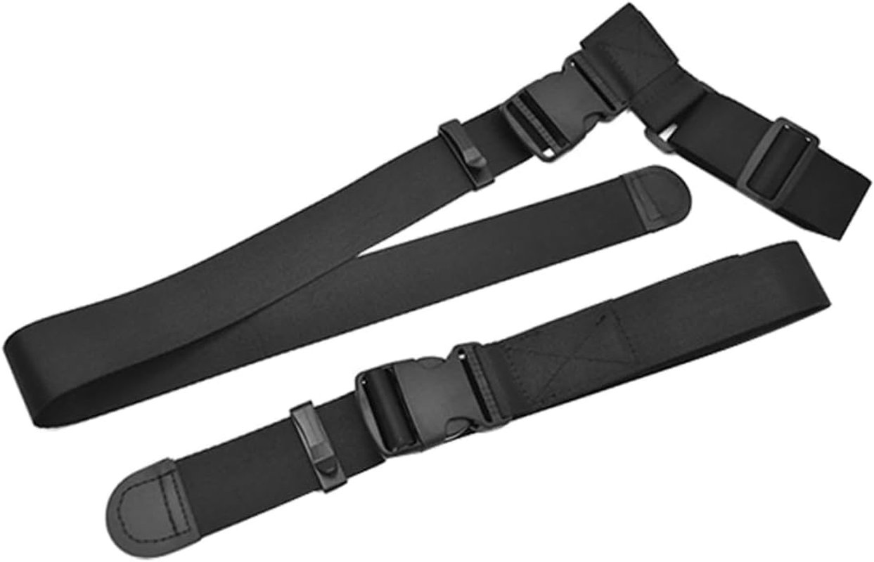 WRITWAA 4Sets Luggage Connector Strap for Suitcases Luggage Strap Buckle Lightweight Belt for Travel and Airport Security Checks