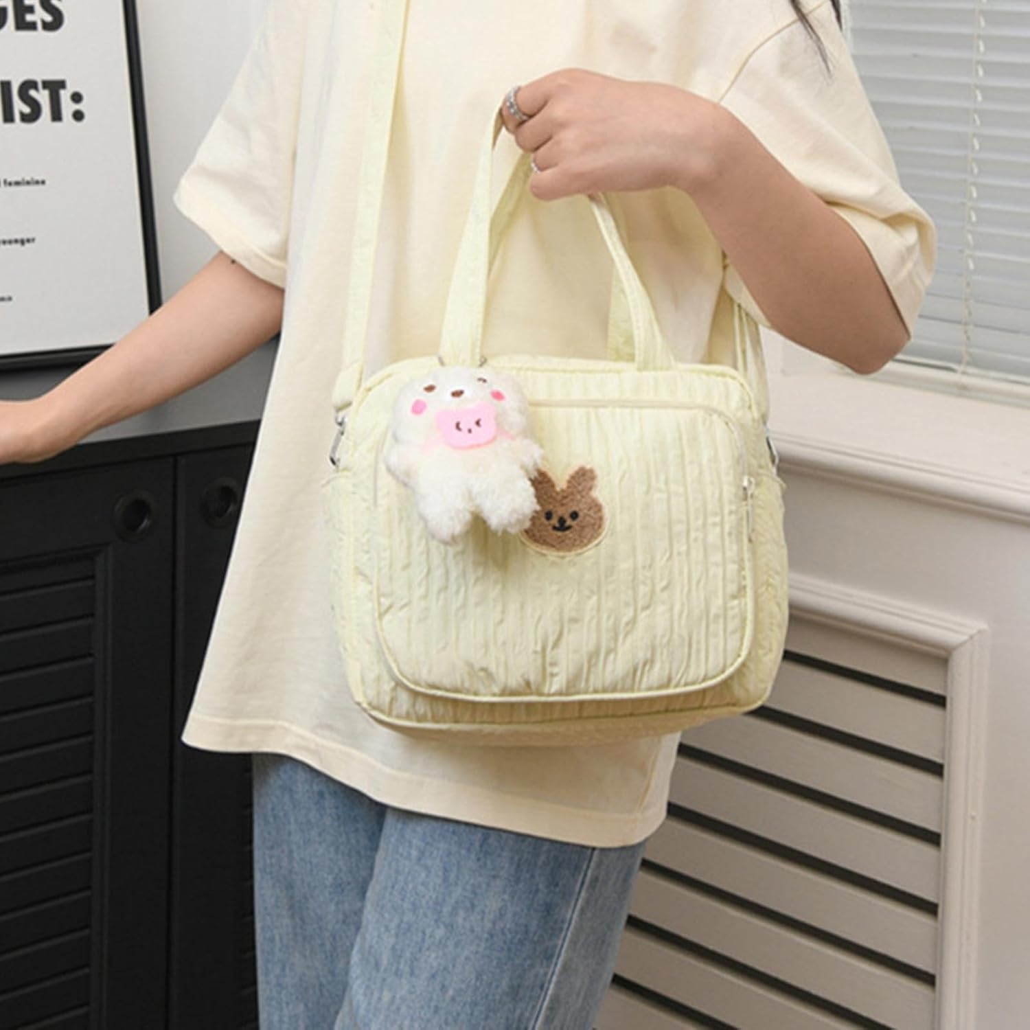 Diaper Bag, Multi Compartment Diaper Bag | Portable Mom Bag, Large Capacity Tote Bag for Travel, Diapers, Boy image number 5