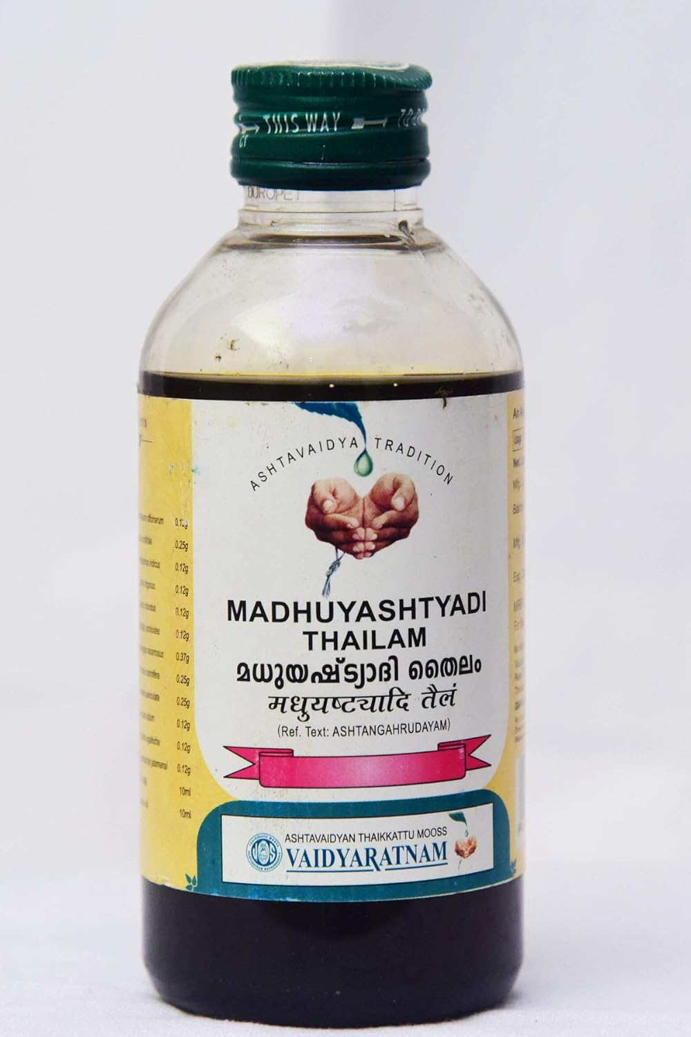Vaidyaratnam Madhuyashtyadi Thailam -200Ml