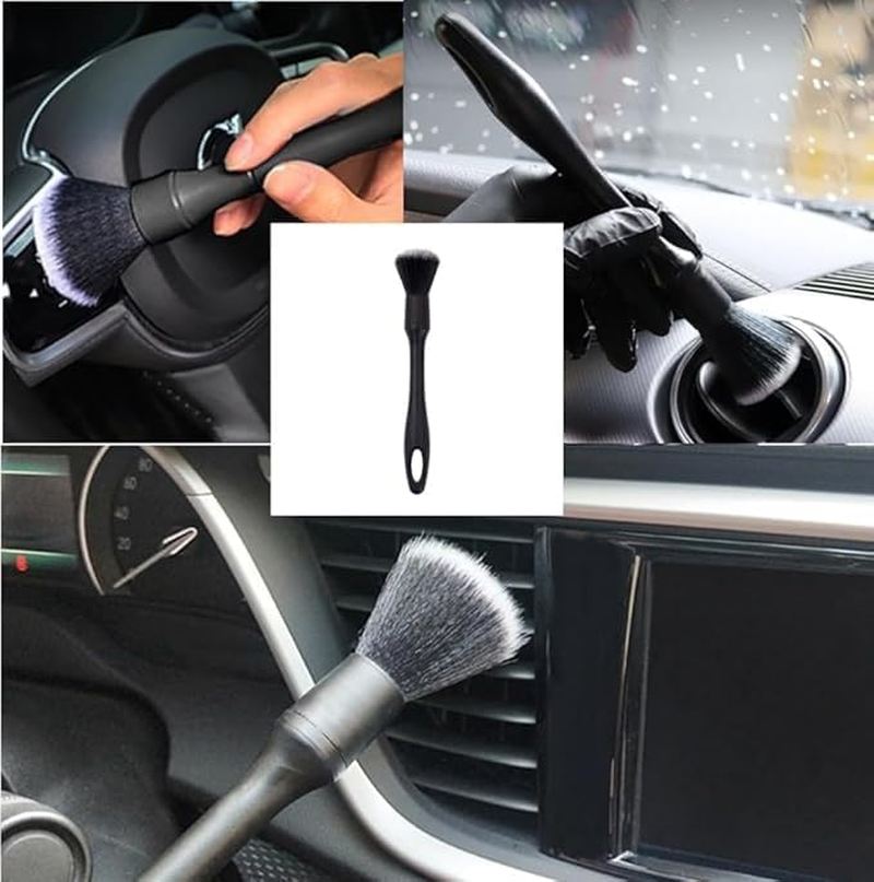 4 PCS Car Interior Detailing Brush,Soft Bristle Scratch - Free Tools for Dashboard, AC Vents in Truck, SUV, RV image number 3