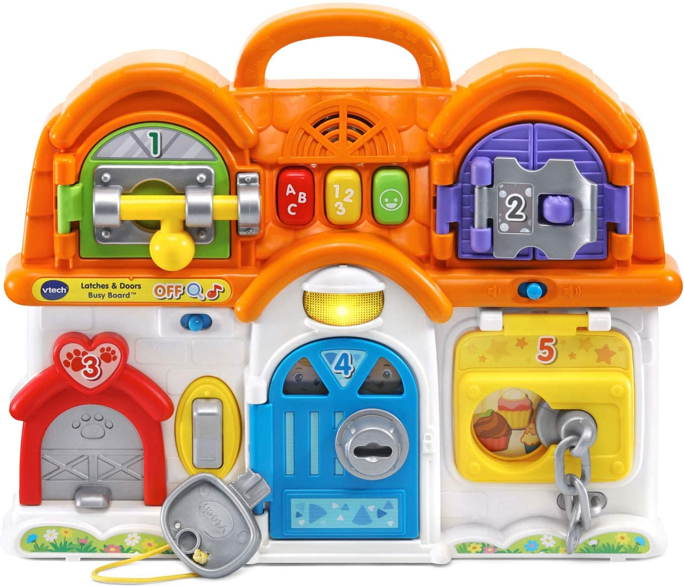 Vtech Latches & Doors Busy Board - Interactive Electronic Board - 517400 Multicolor image number 2