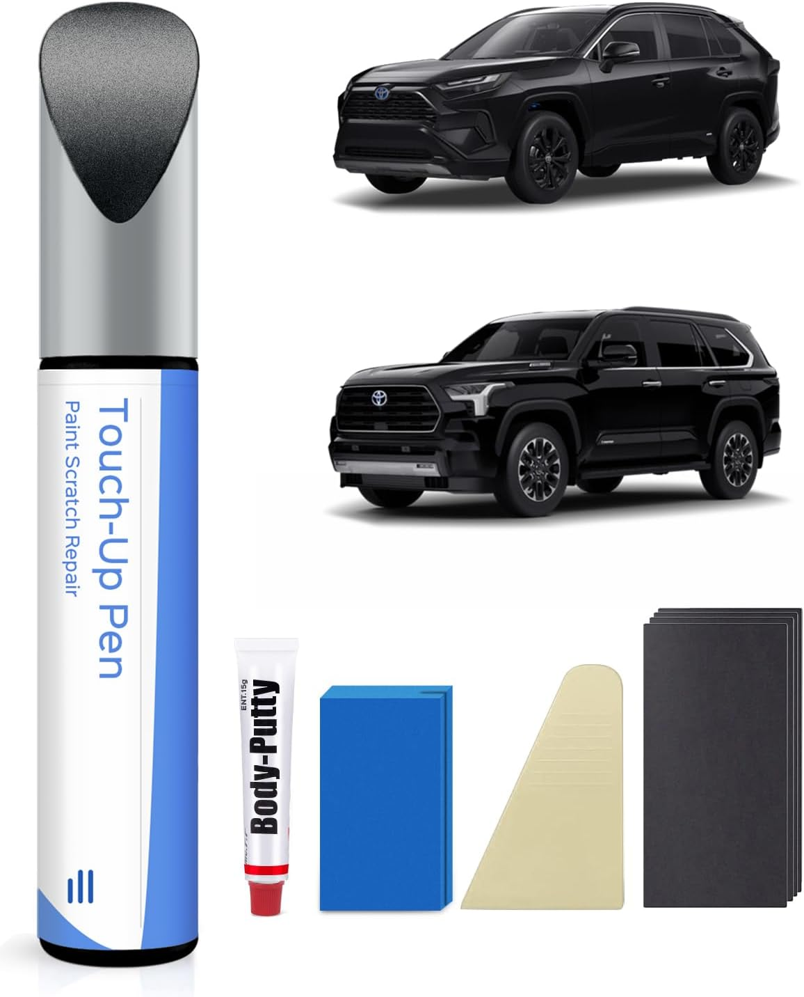 Barcelona Red Pearl(3R3) Touch up Paint Repair Kit Compatible with Toyota - DIY Kit Exactly Matches Chips and Nicks