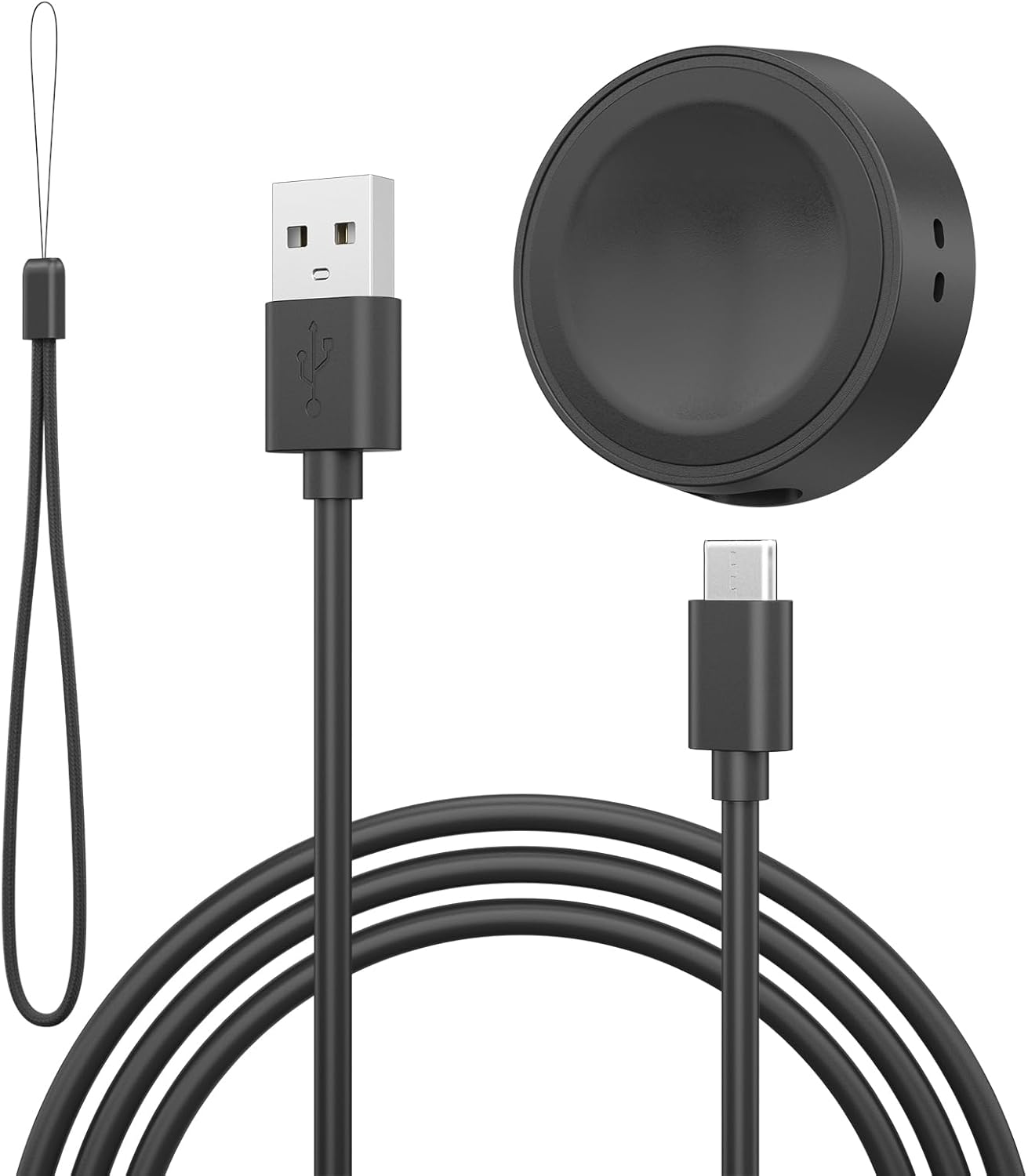 1M Magnetic Charger for Samsung Galaxy Watch 6 Chargers&Galaxy Watch 5 Chargers&Galaxy Watch 4 Chargers, 100Cm/3.3Ft Portable/Travel USB Charging Cable Dock for Galaxy Watch 6/5/4/3/Active 2 image number 4