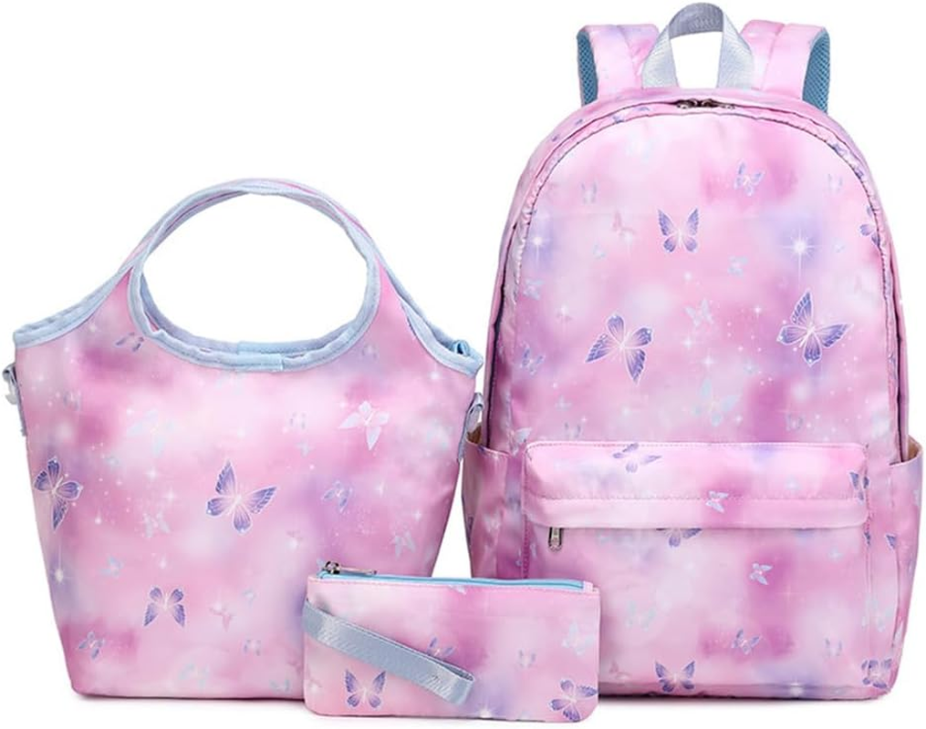 Backpack for Girls Boys Kids School Bag for Elementary Middle Bookbag Lightweight Casual Back Pack for Teens