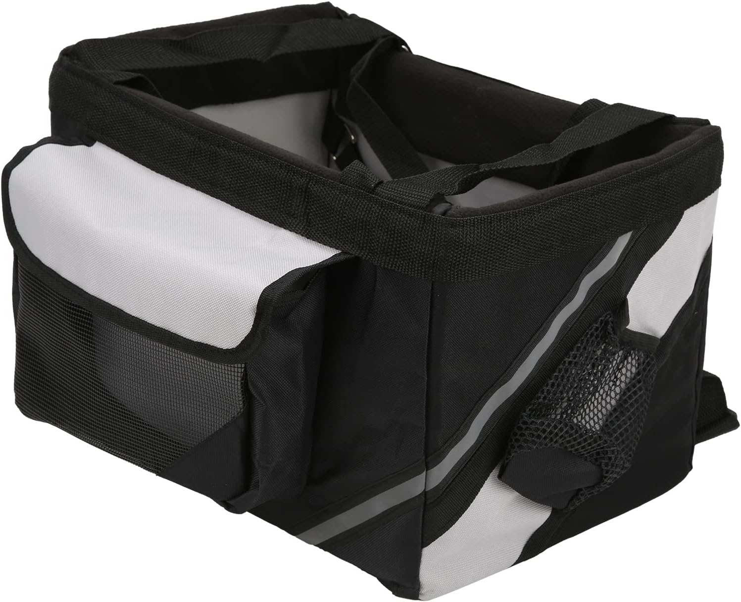 Pet Carrier Bicycle Basket Bag Pet,Dog Bicycle Bag - Detachable Front Bike Carrier Basket Bag for Small to Medium Pet Dogs