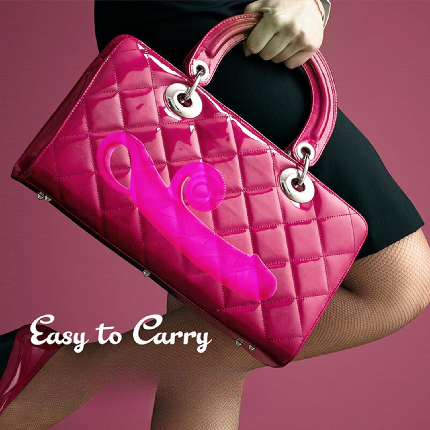 PLEASURE PULSE Pleasure Pulse Thrusting Rabbit Vibrator &ndash; Dual Motor G-Spot Dildo with Clitoral & Nipple Stimulation, 10+10 Powerful Vibration Modes, Realistic Curved Shaft & Rechargeable Snail Design &ndash; Adult Toy for Women & Couples Wild Berry image number 5