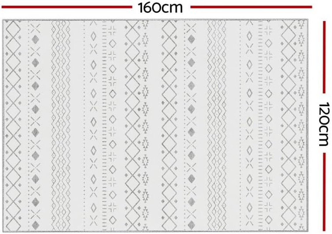 Artiss Floor Rugs, 120 X 160Cm Floors Runner Area Rug for Living Room Large Carpet Mat Home Bedroom Kitchen Decor Outdoor Indoor Accessories, Washable Rectangle Short Pile Easy Care image number 1