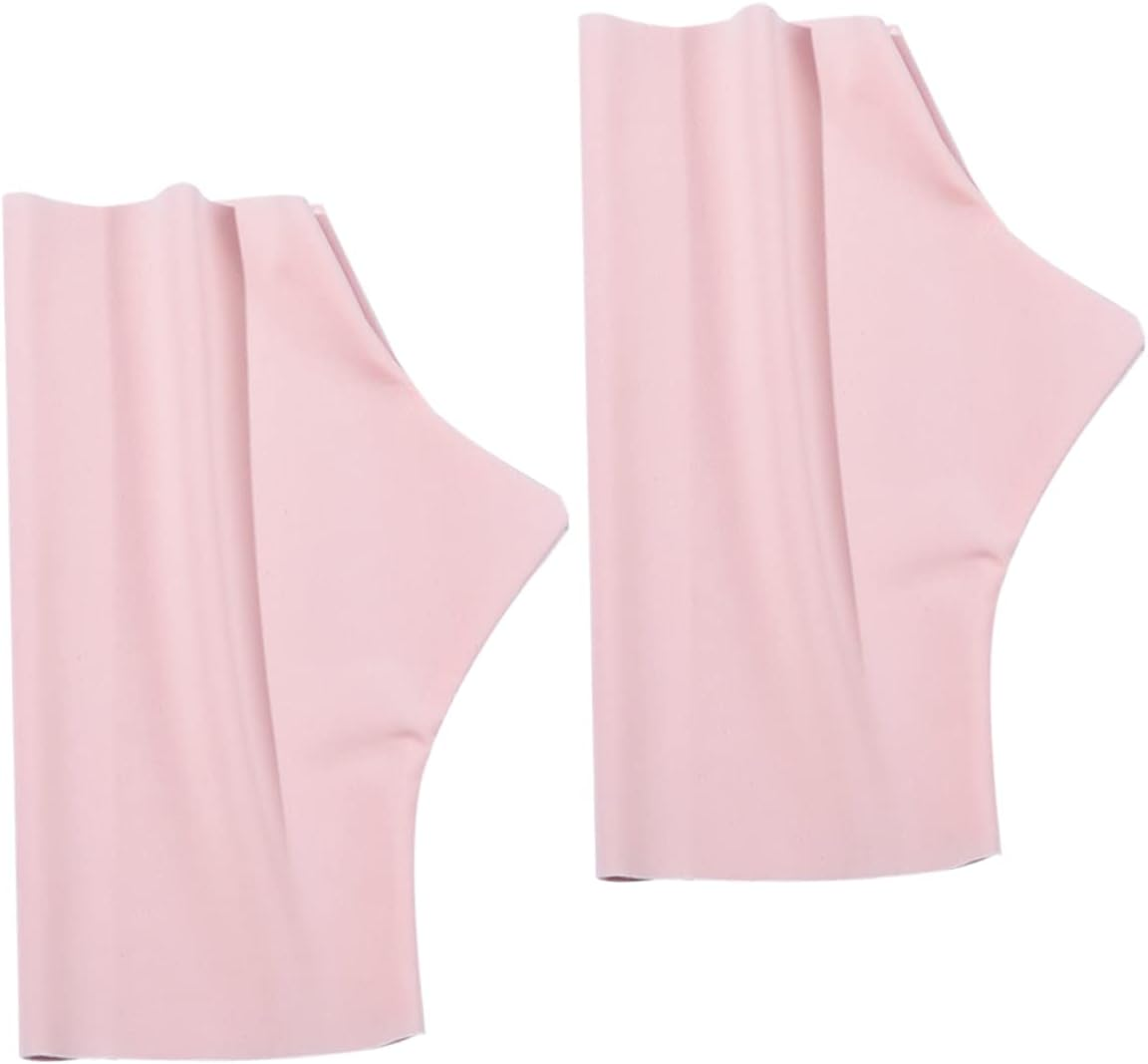 Ipetboom Nail UV Gloves 1 Pair Ice Silk Nail Gloves Uv Protection Gloves for Manicure anti Uv Hands Gloves anti Gloves Manicure Gloves anti Uv Nail Art Gloves Miss Summer Nylon Dryer Pink image number 3