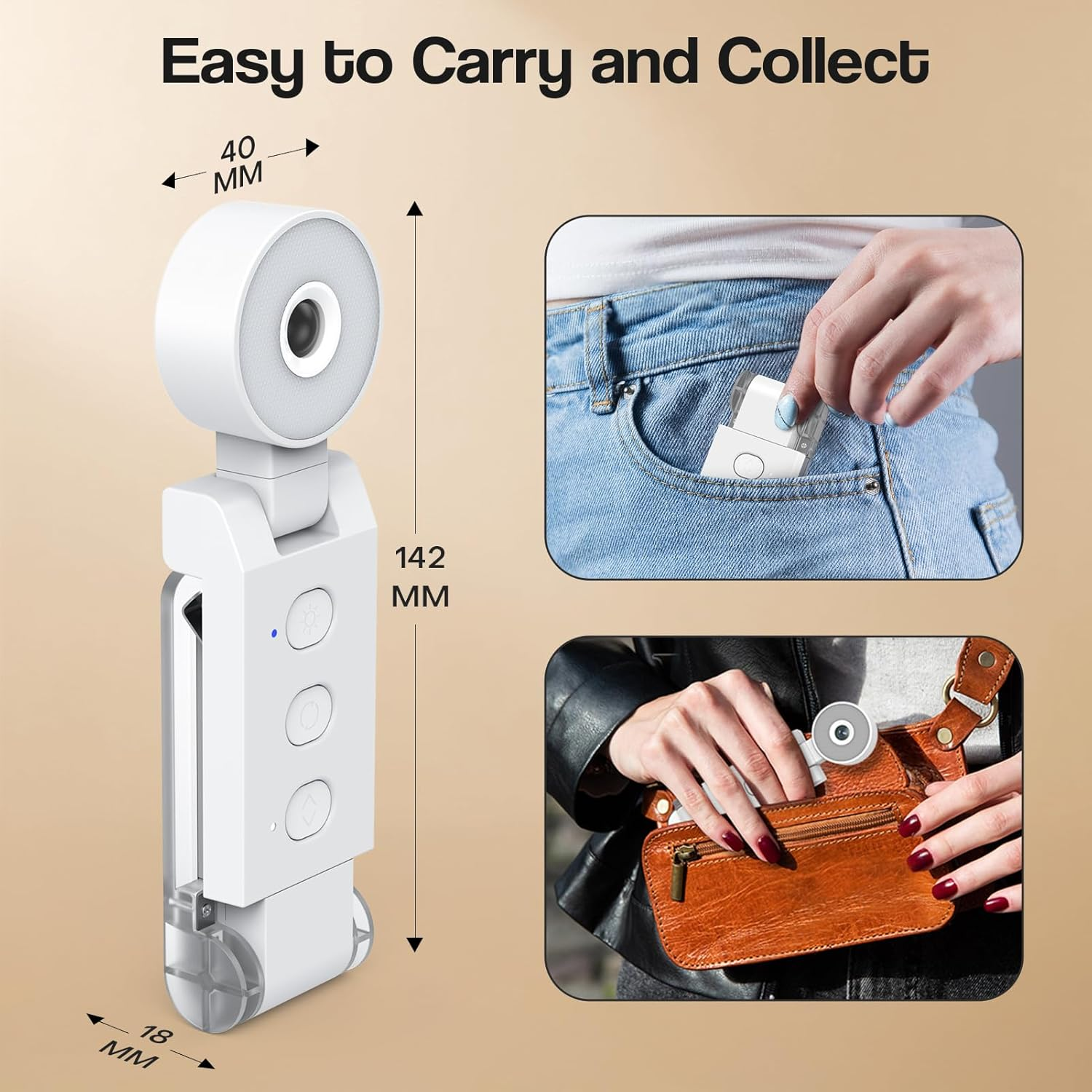 Rechargeable Book Light, 700Mah Book Lamp for Reading in Bed, Ultra-Light Clip-On LED Reading Light with 5 Color & 6 Brightness, Suitable for Book Lovers and Children to Read at Night image number 3