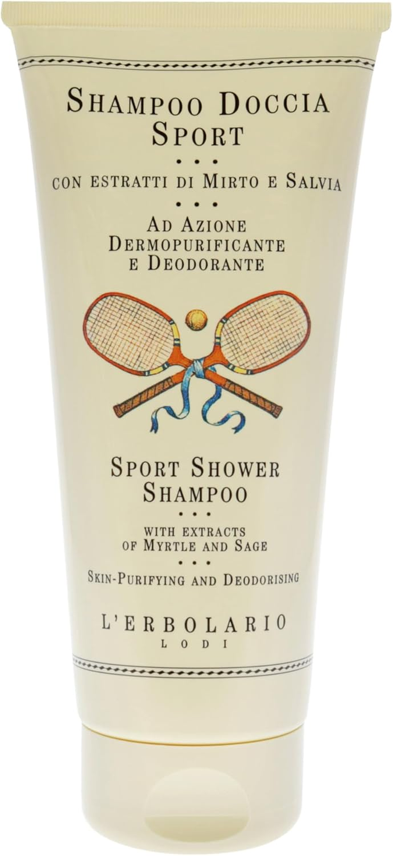 Lerbolario Sport Shower Shampoo for Unisex 6.7 Oz Shampoo