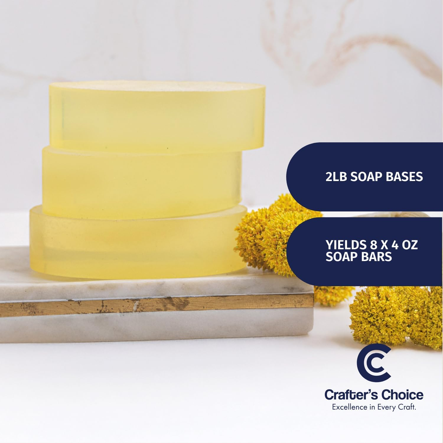 Detergent Free Clear Low Sweat Melt & Pour Soap Base - Crafters Choice MP Soap Base image number 4